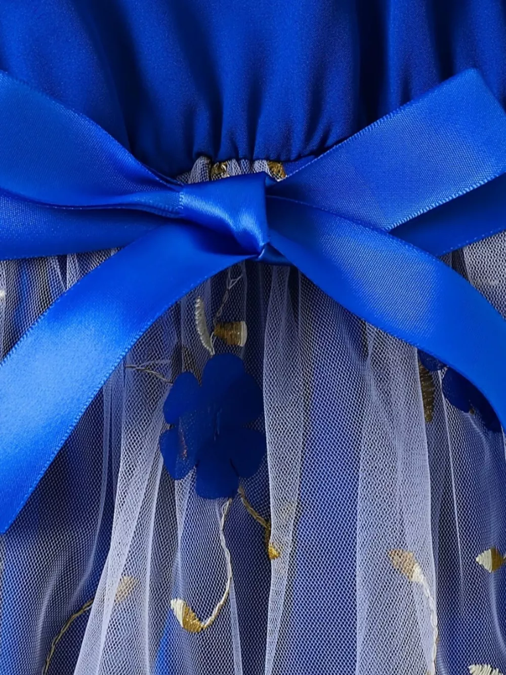 Children's Asymmetrical Neck Ruffled Dress, image 5