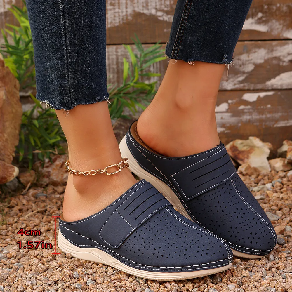 Round Toe Wedge Sandals, image 9