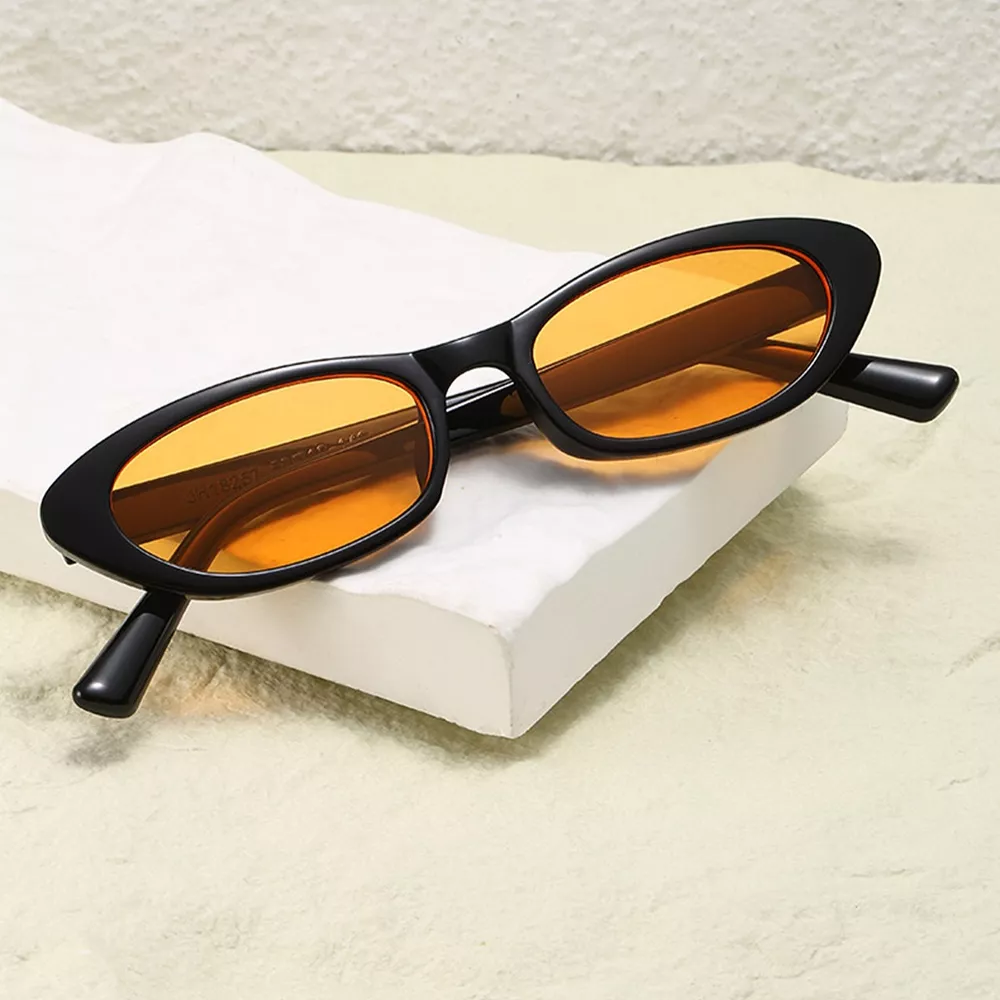 Vintage Oval Frame Sunglasses, image 2
