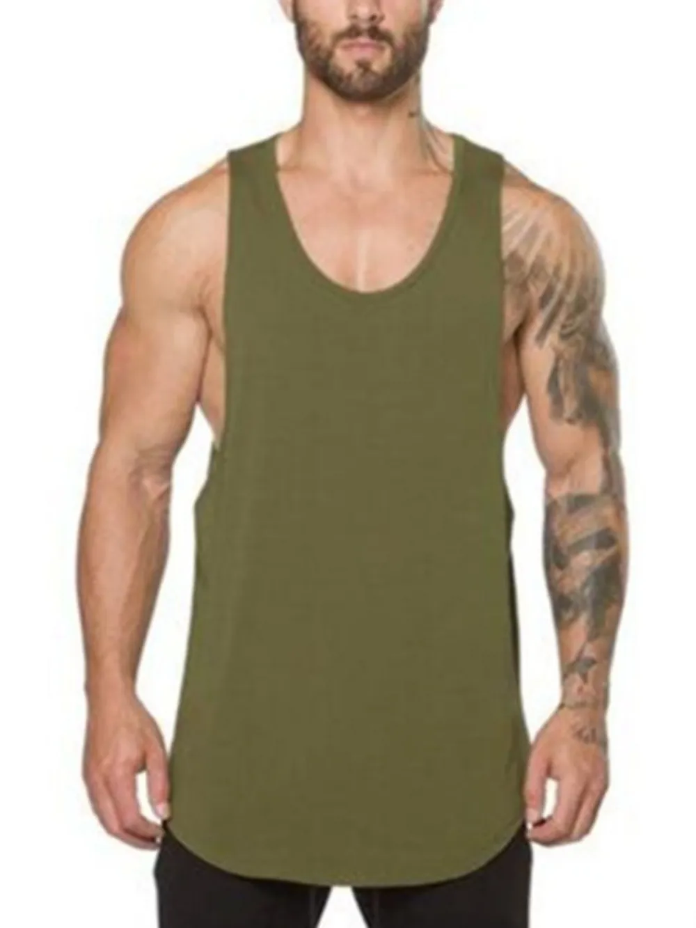 Men's Wide Strap Tank, image 9