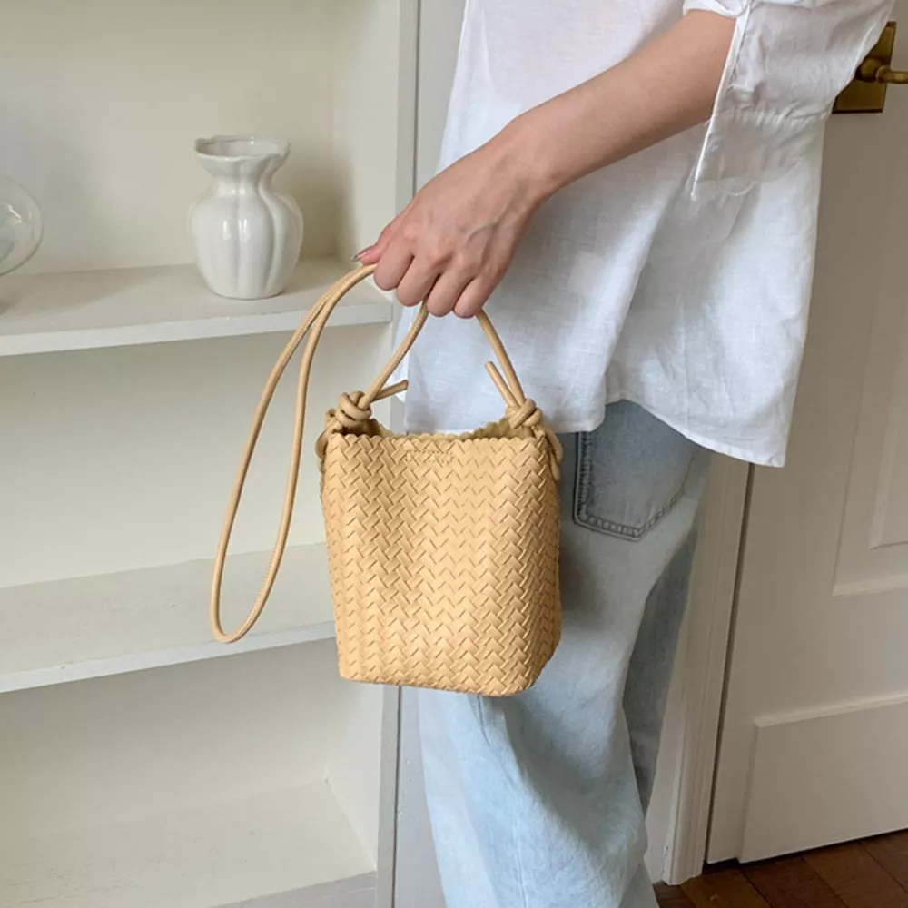 Woven Straw Crossbody Bag, image 5