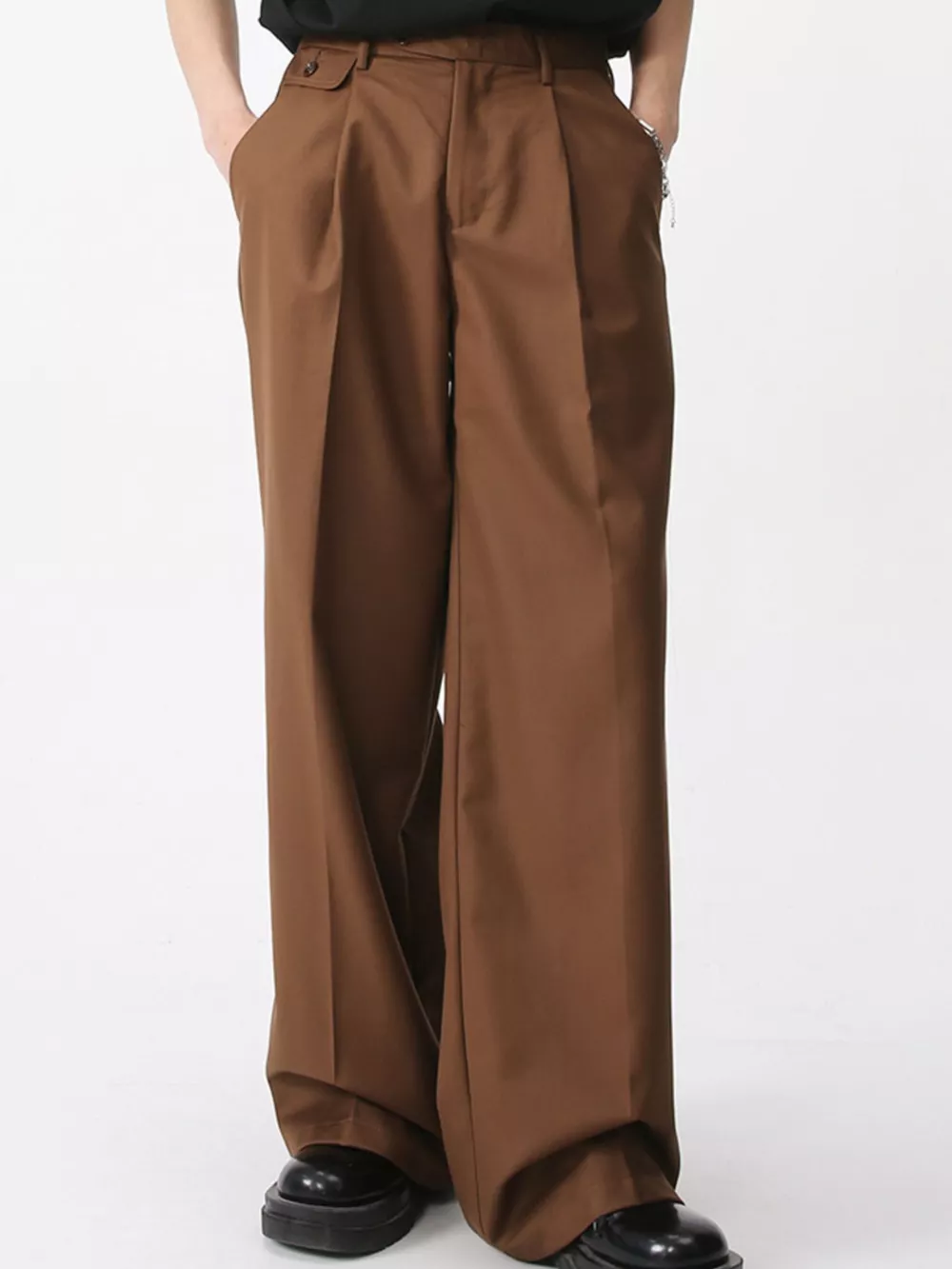Men's High-Waisted Wide-Leg Pants, image 6