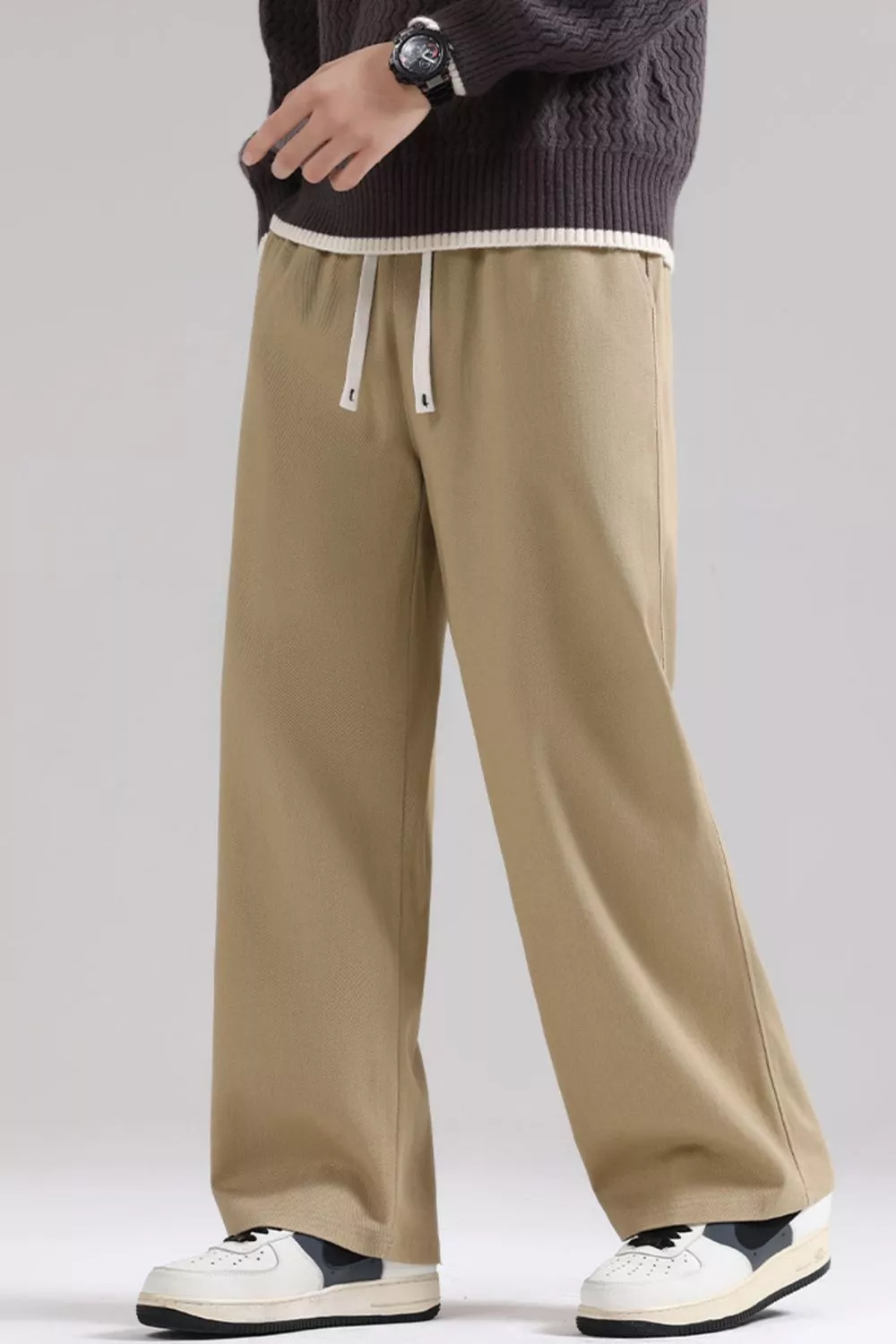 Men's Plus Size Relaxed Fit Drawstring Pants, image 6
