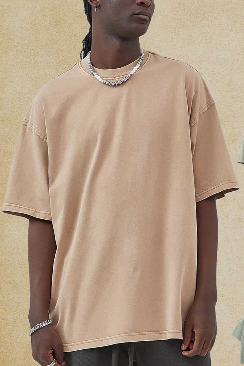 Men's Round Neck Half Sleeve T-Shirt, image 2