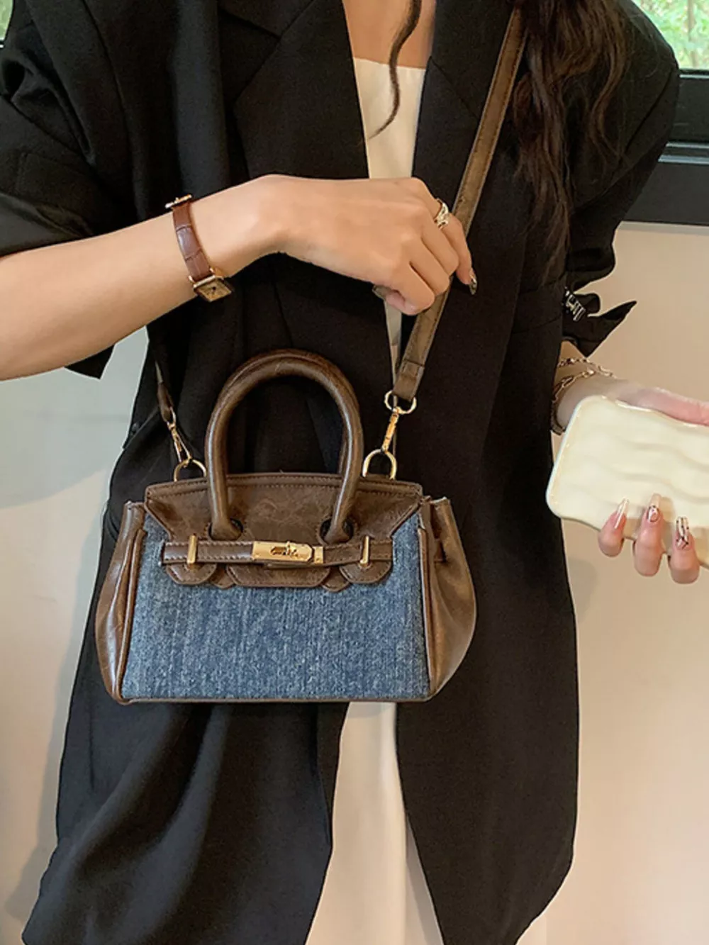Top Handle Crossbody Bag, image 4