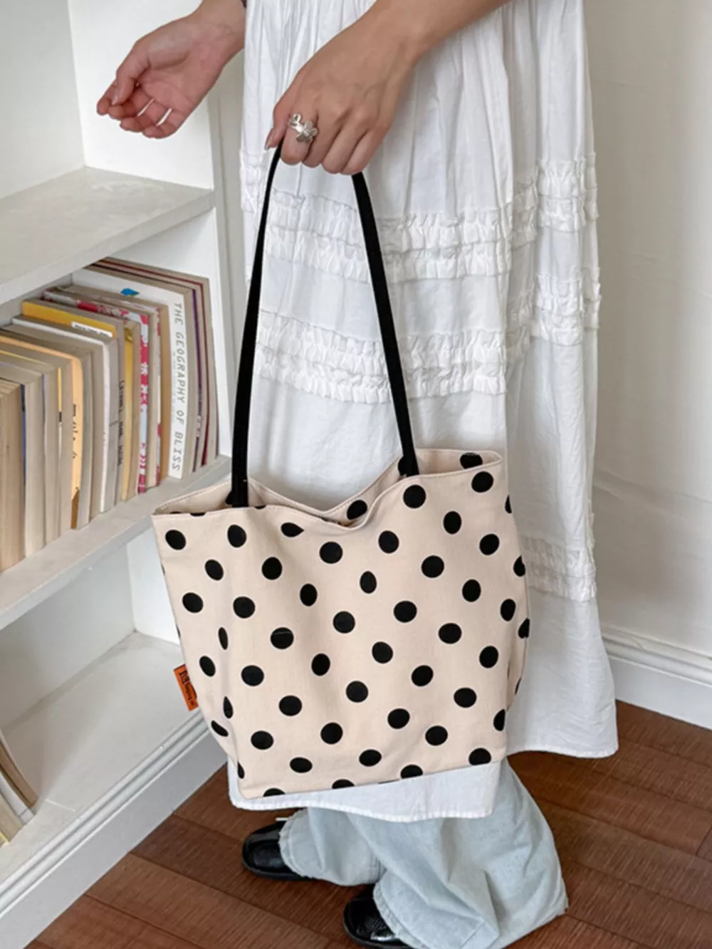Polka Dot Shoulder Bag, image 9