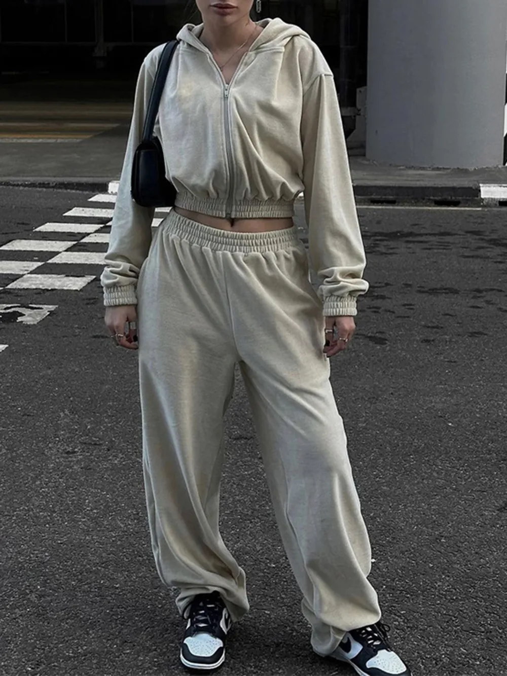 Zip Up Hoodie and Pocketed Pants Set, image 18