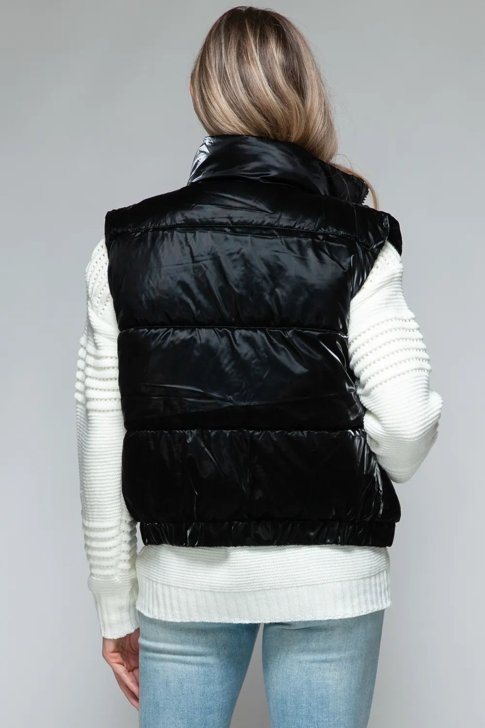 Fine Fur Lining Quilted Vest, image 7