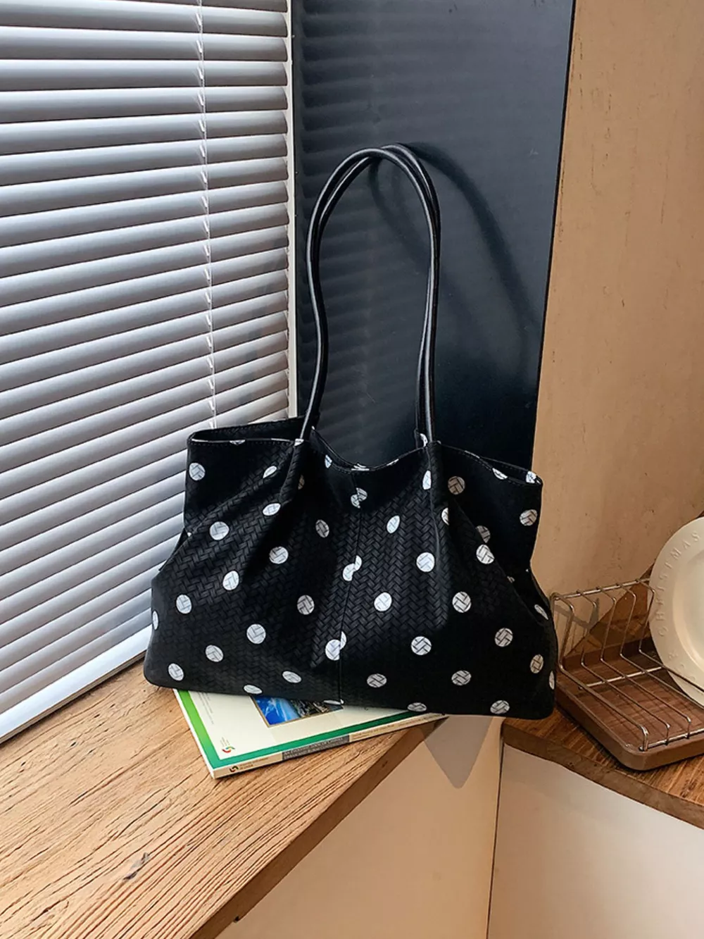 Polka Dot Shoulder Bag