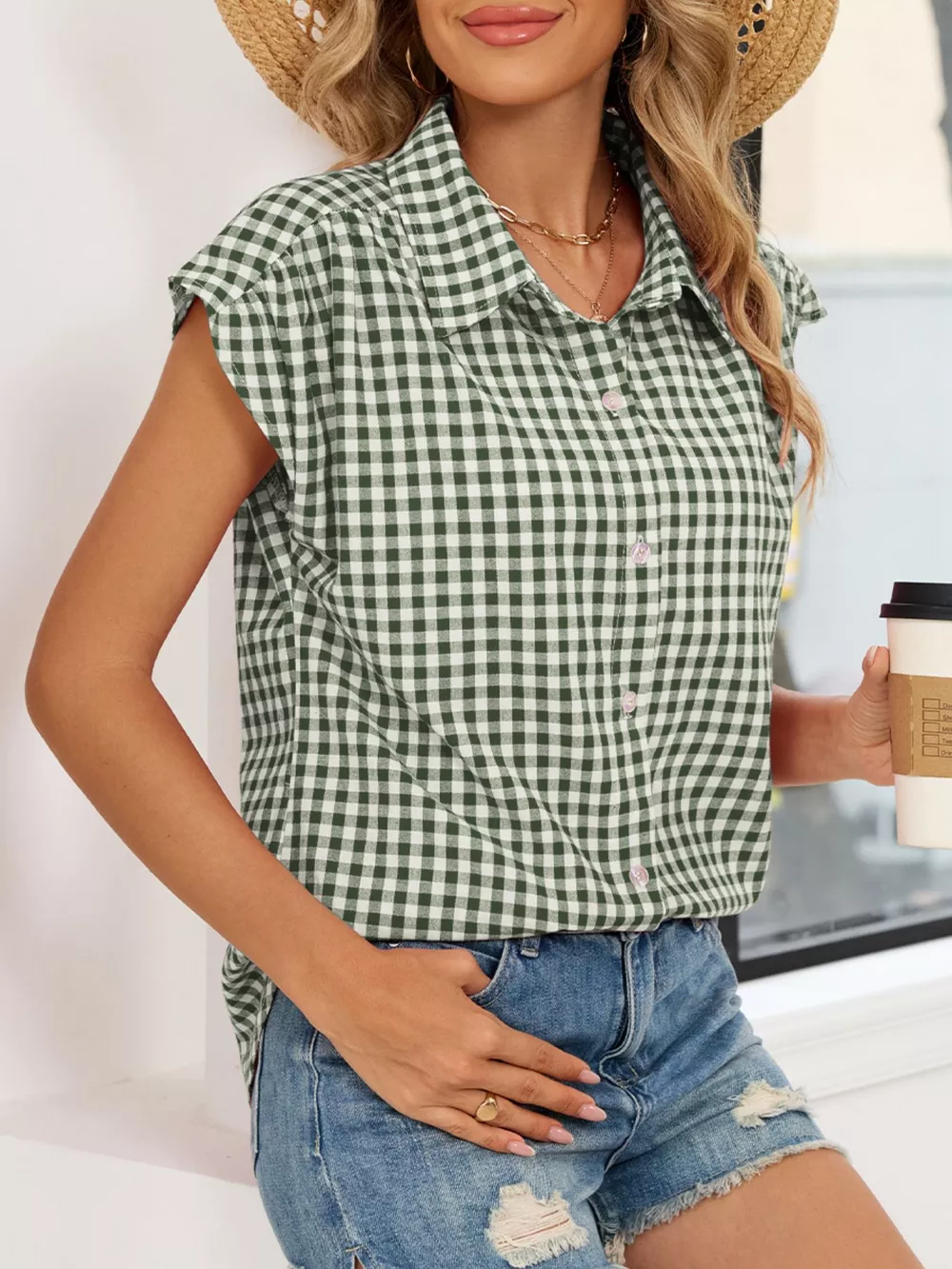 Gingham Button-Down Shirt, image 25