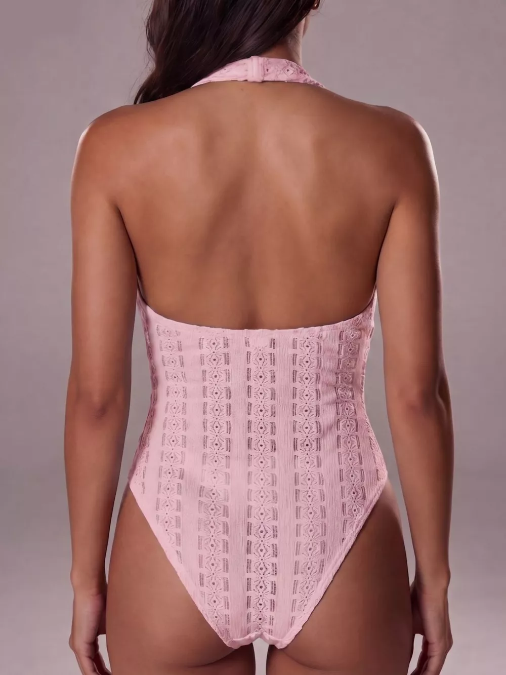 Halter Neck Twisted Front Bodysuit, image 14