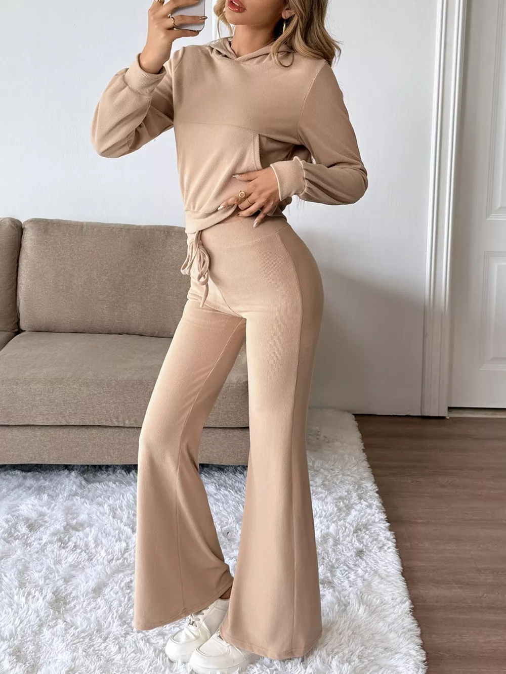 Long Sleeve Hoodie and Pants Set, image 5