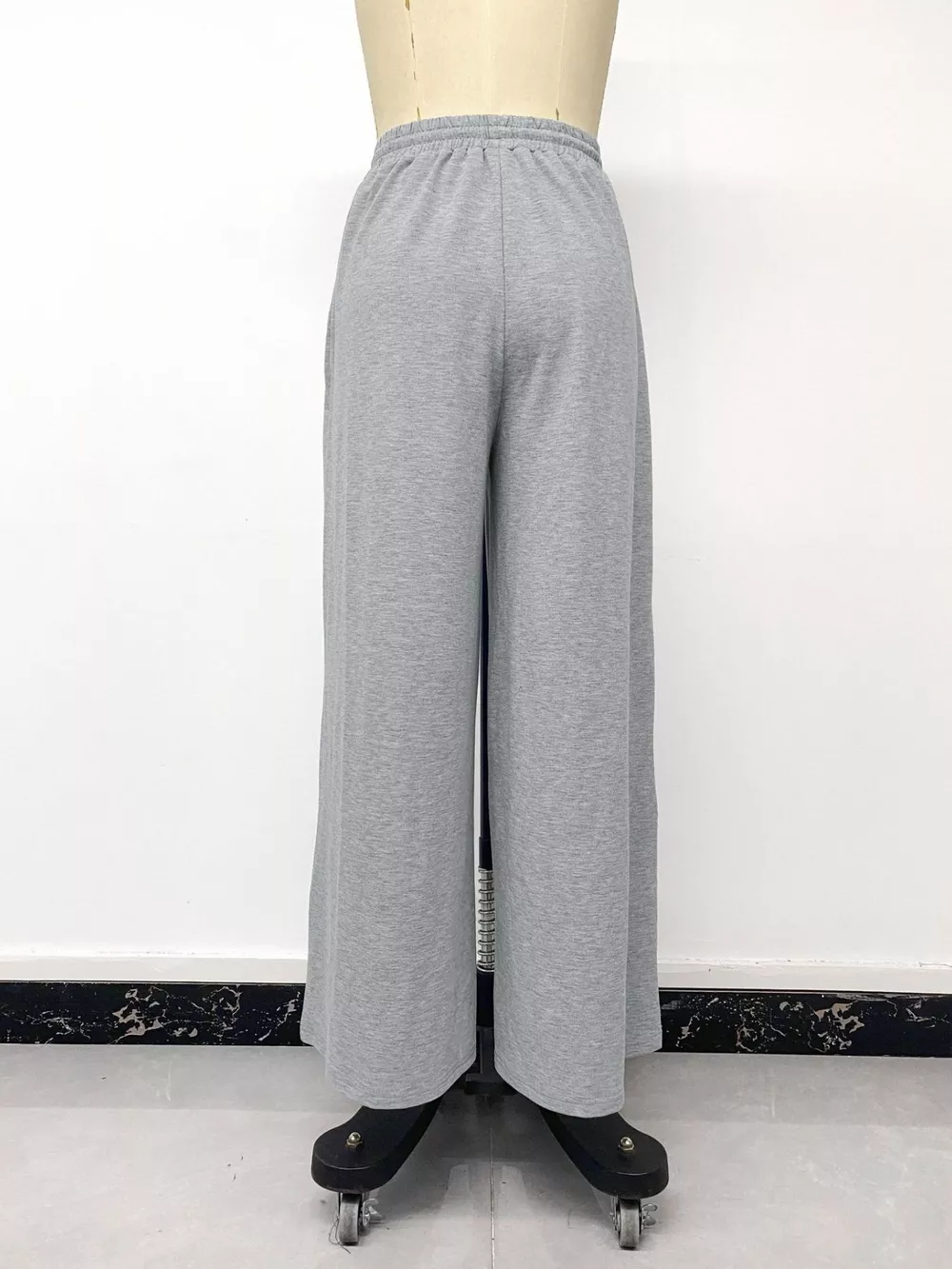 Drawstring Wide-Leg Sweatpants, image 8