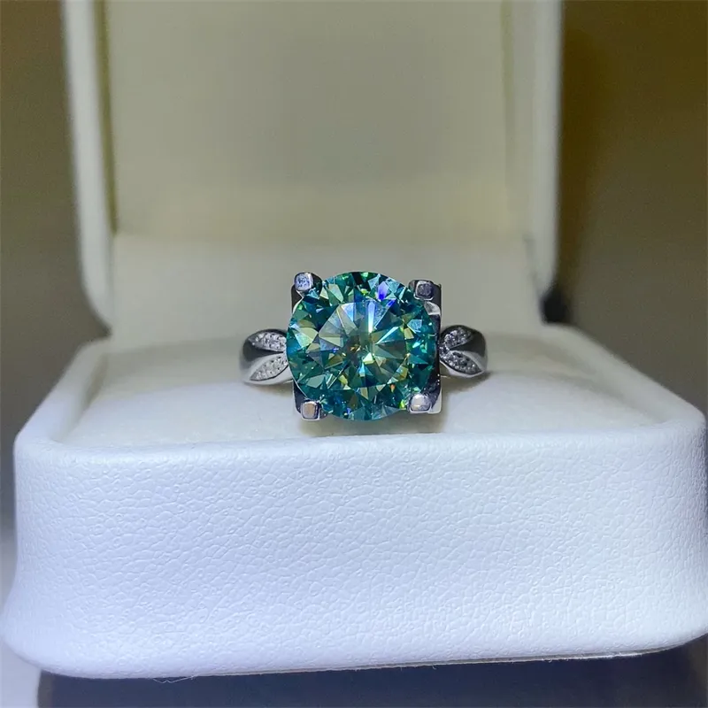 5 Carat Moissanite Zircon 925 Sterling Silver Ring, image 4