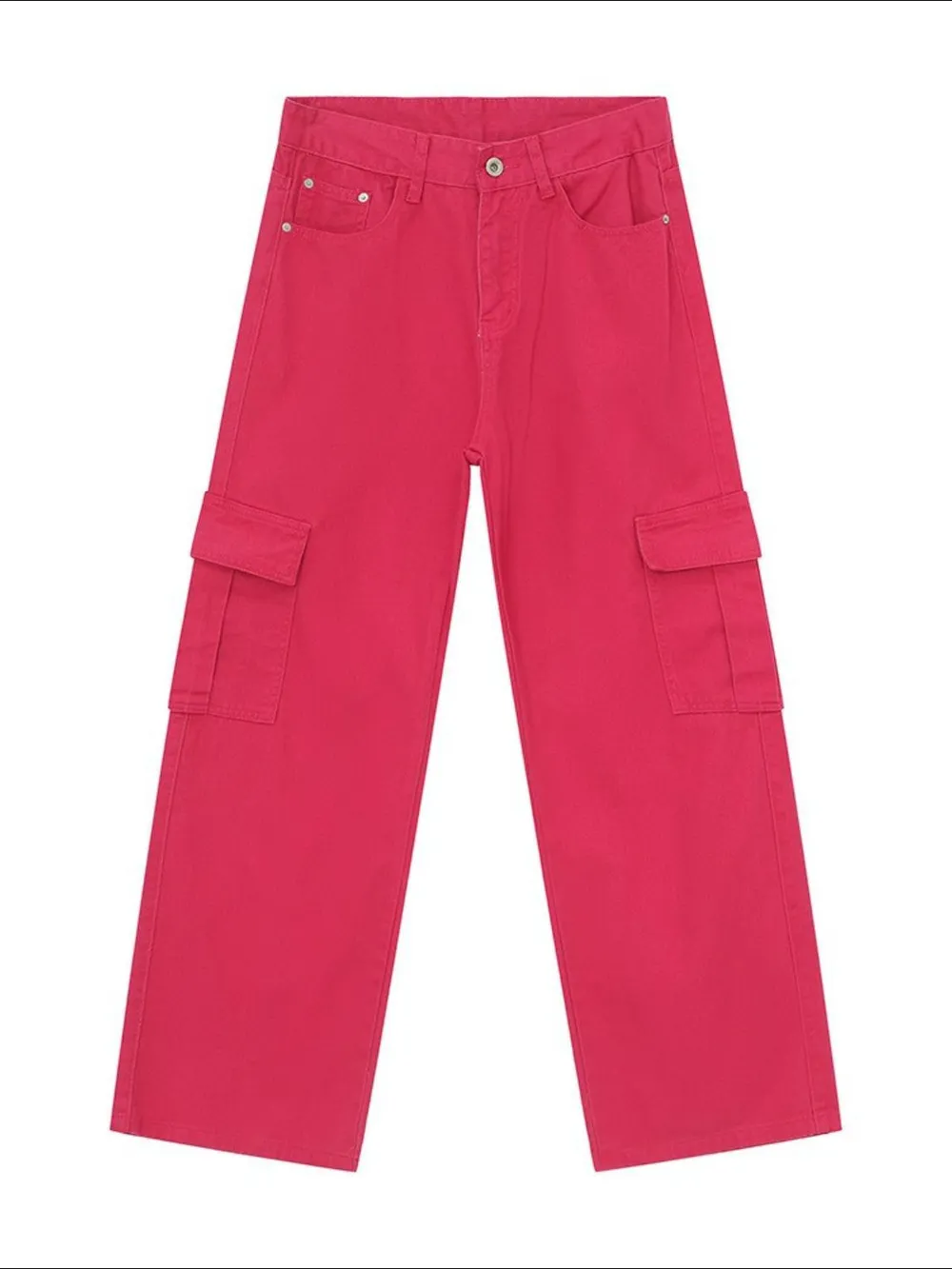 Wide Leg Cargo Jeans, image 10