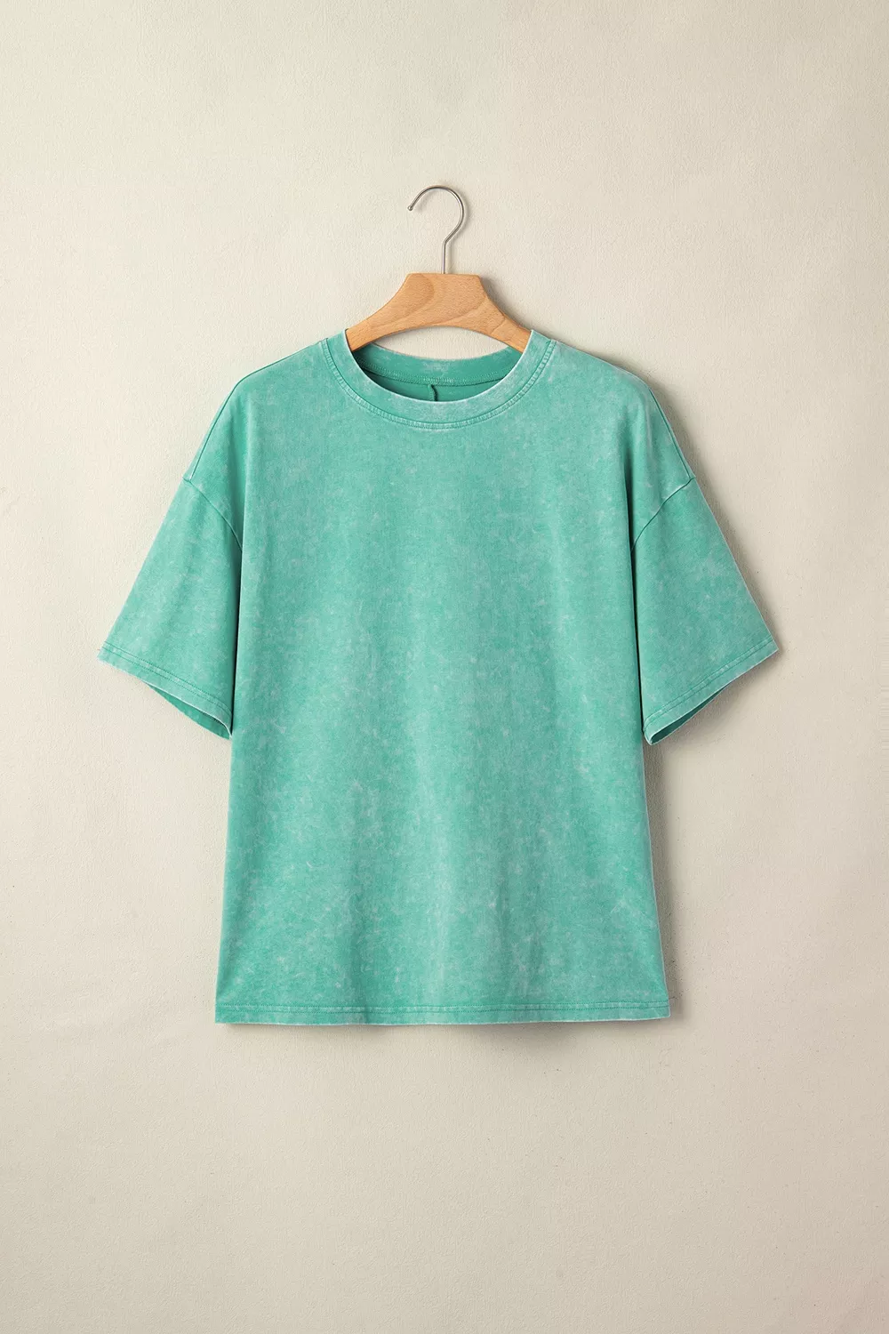 Solid Color Cotton Mineral Washed Oversize Tee, image 17