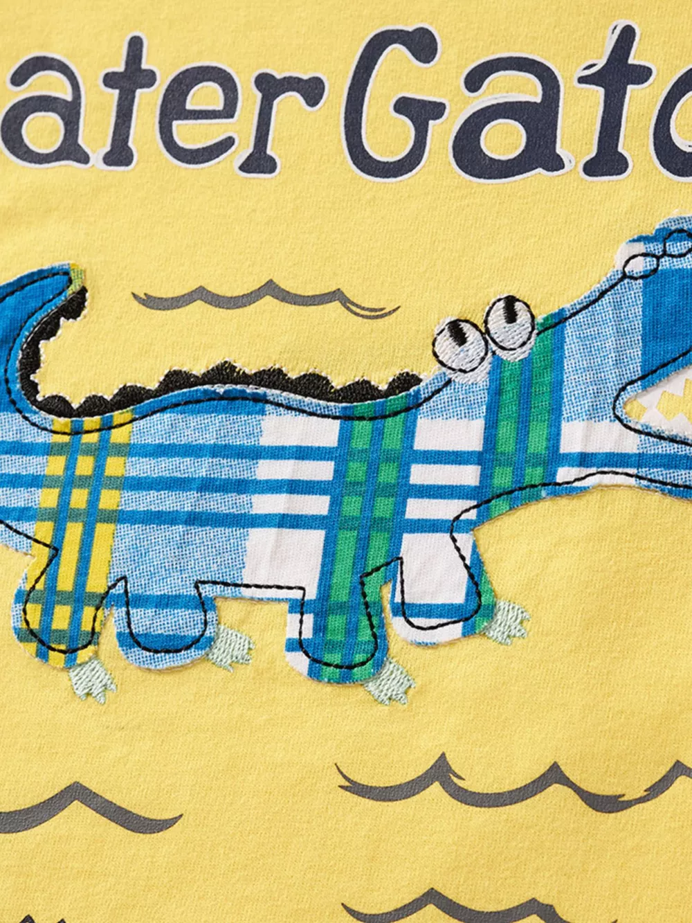 Children's Later Gator Graphic Tee & Plaid Shorts Set, image 4