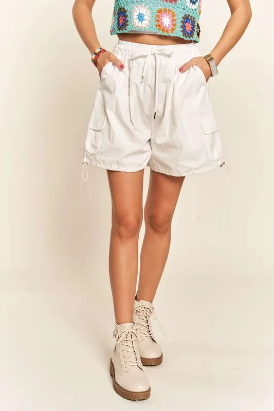Drawstring Shorts with Pockets, image 2