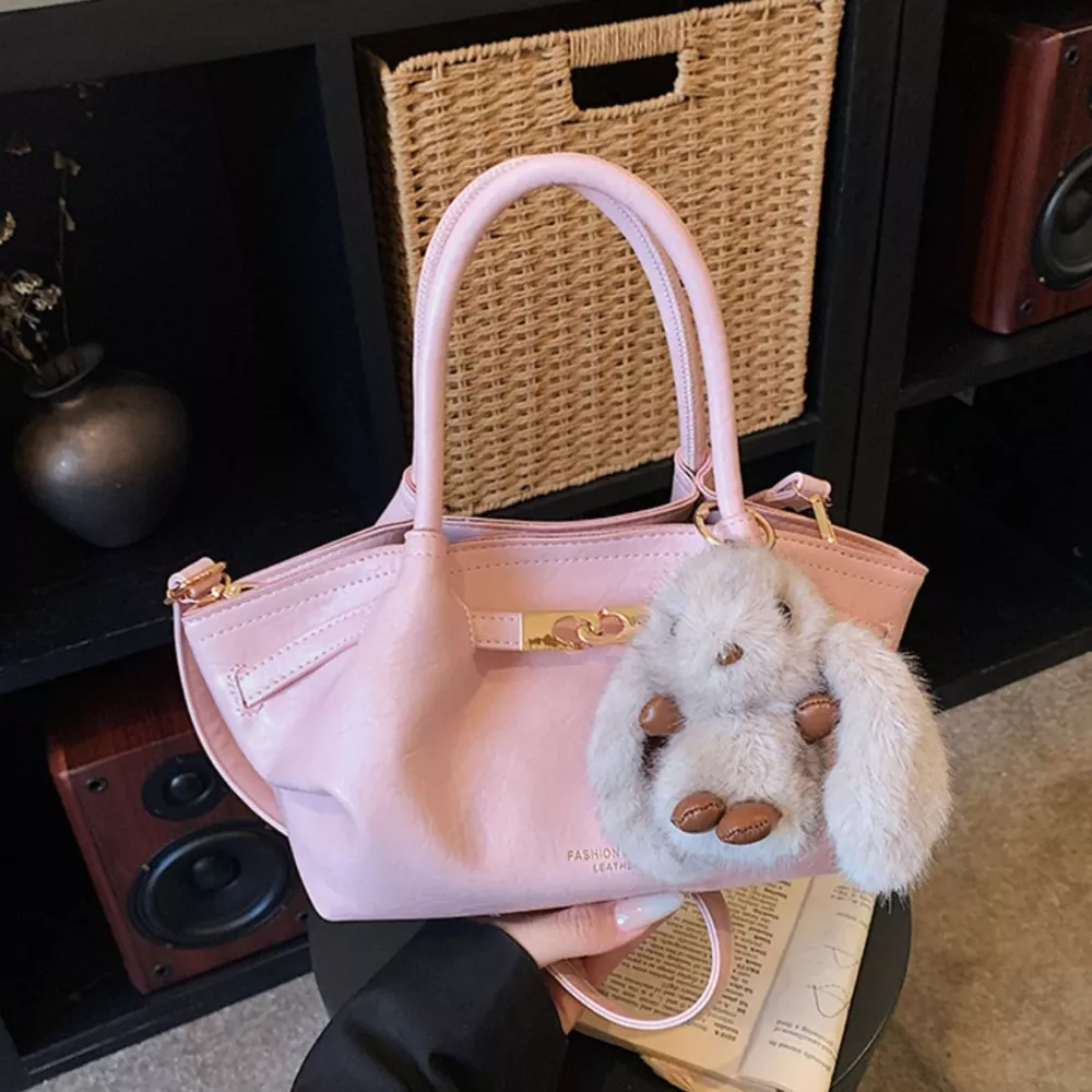 Top Handle Leather Handbag, image 7