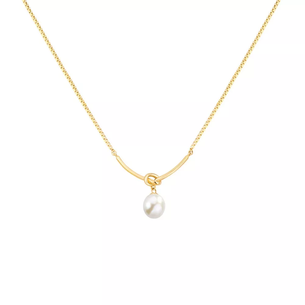 925 Sterling Silver Pearl Necklace, image 4