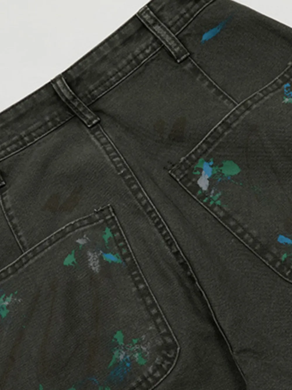 Men's Wide Leg Cargo Jeans, image 7
