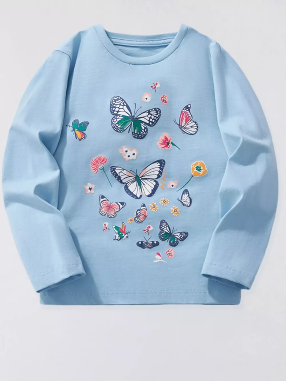 Children's Butterfly Long Sleeve T-Shirt, image 2