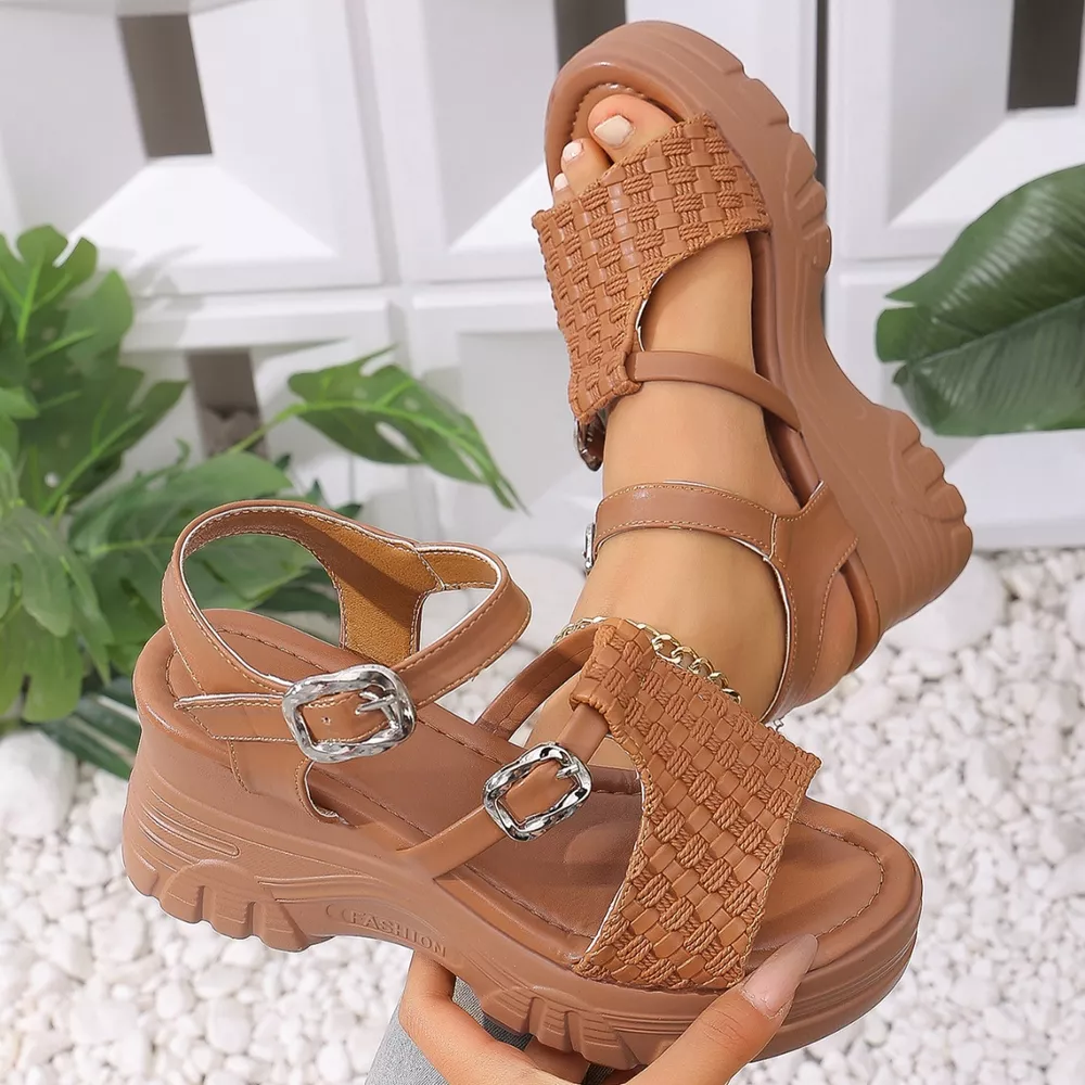 Open Toe Wedge Sandals, image 14