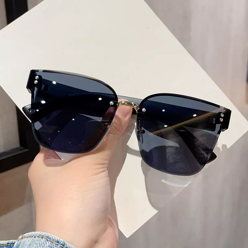 Tinted Lenses Rimless Sunglasses, image 7