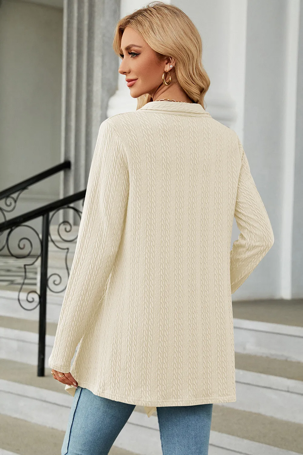Open Front Long Sleeve Cardigan, image 27