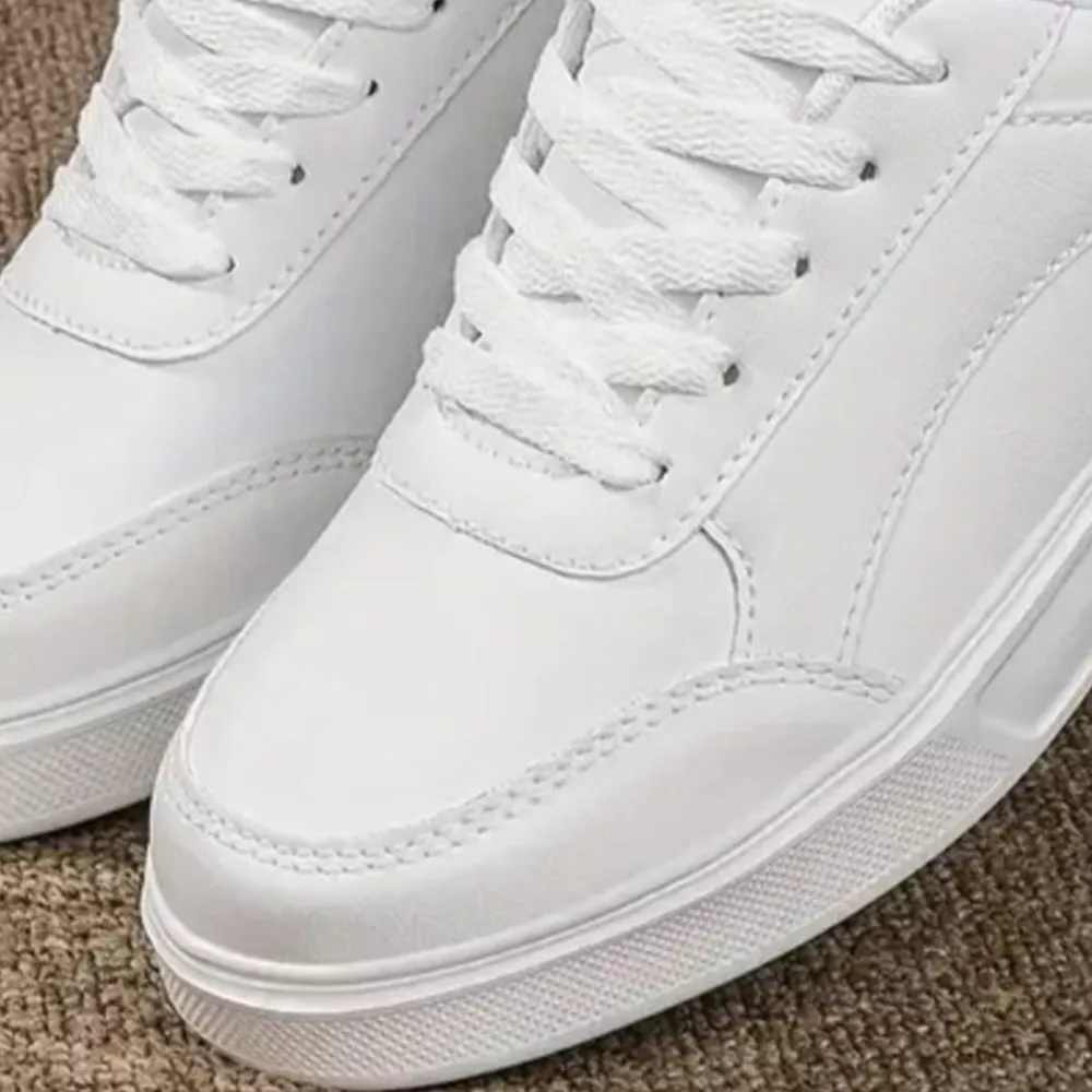 Round Toe Lace Up Sneakers, image 4