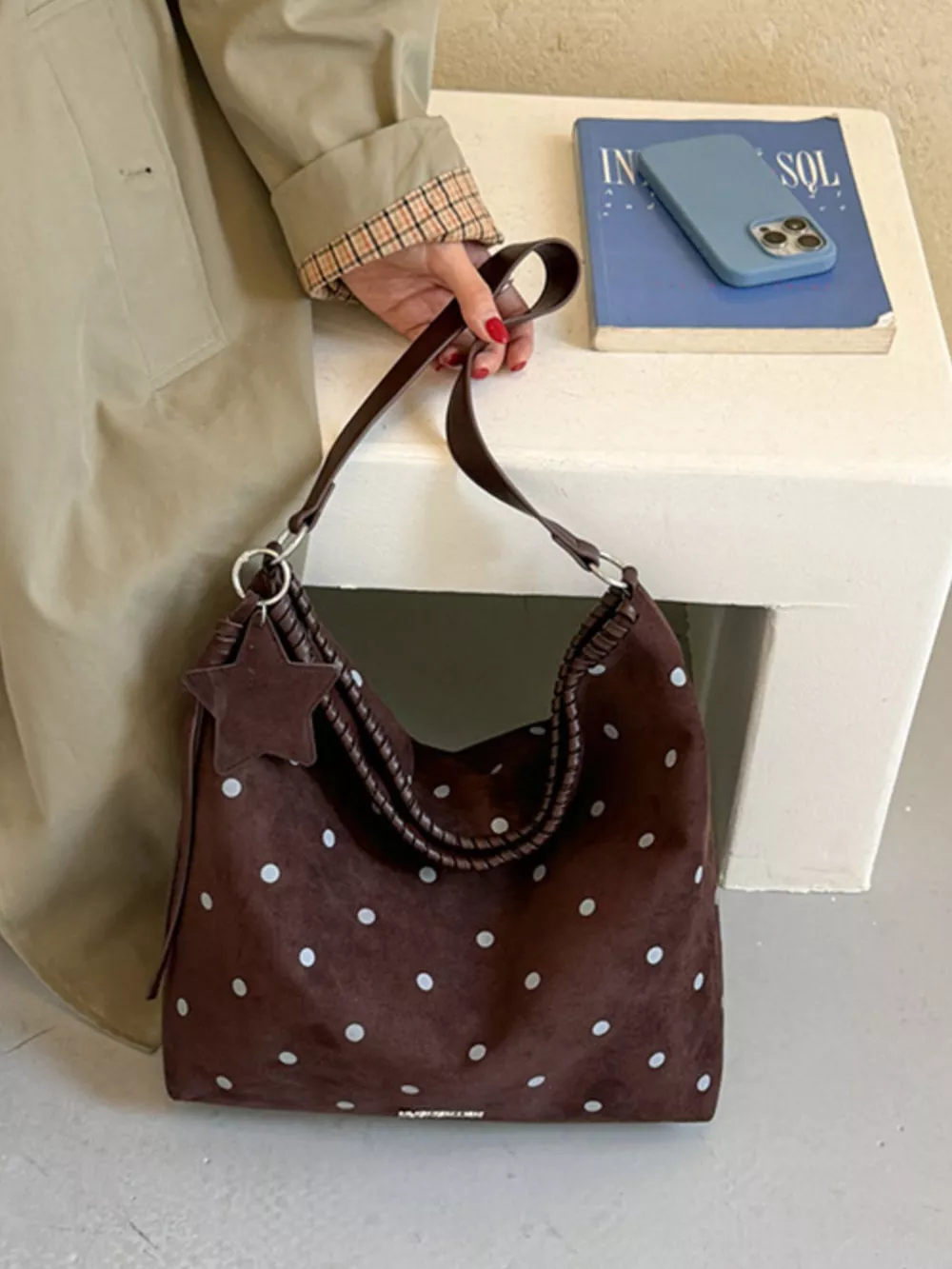 Polka Dot Shoulder Bag, image 9