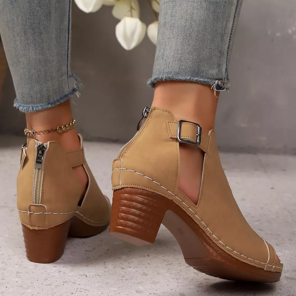 Open Toe Block Heels Sandals, image 10
