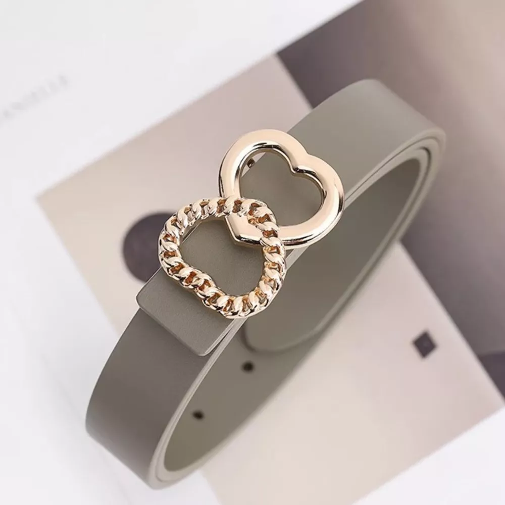 Adjustable Heart Buckle Belt, image 2