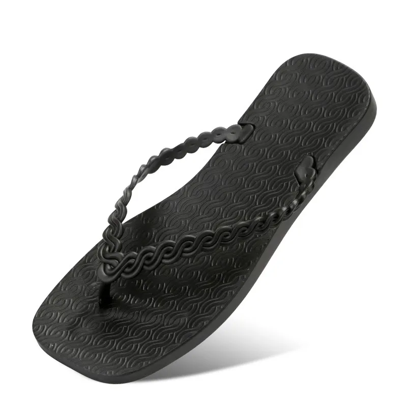 Braided Strap Beach Toe Post Slippers, image 4