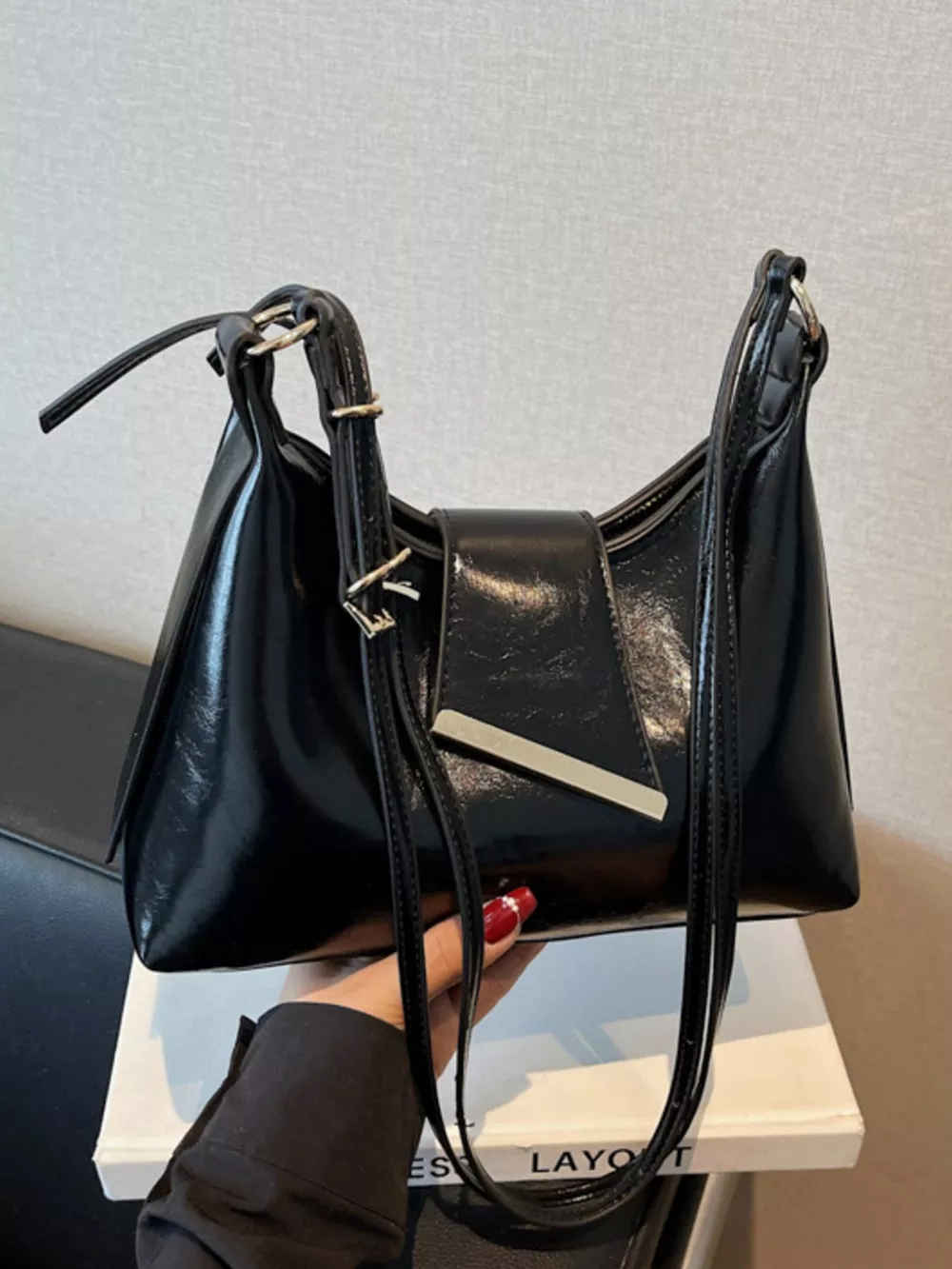 Adjustable Strap Crossbody Bag, image 6