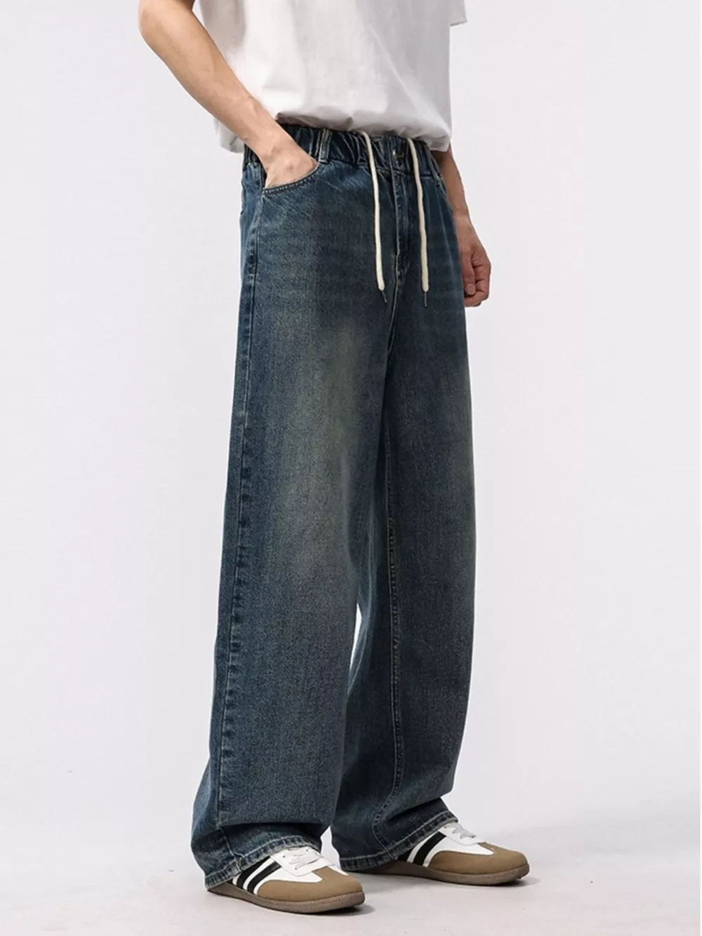 Men's Wash Relaxed Fit Jeans, image 4