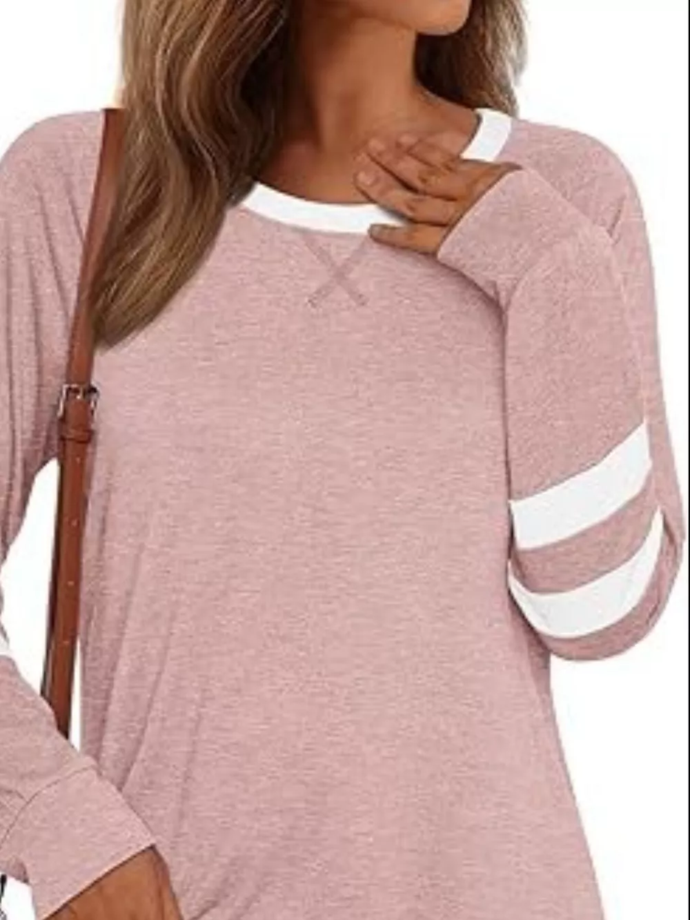 Casual Striped Round Neck T-Shirt, image 12