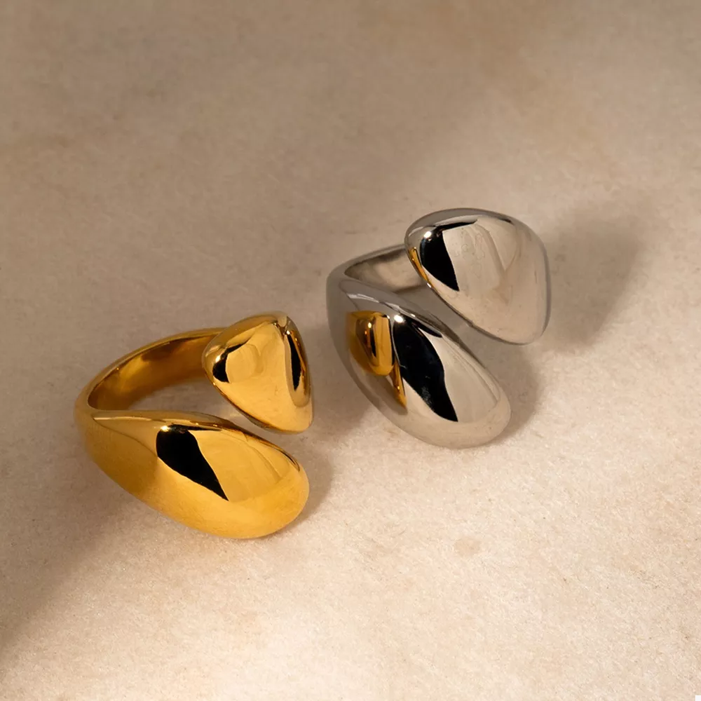 Stainless Steel Bypass Ring, image 5
