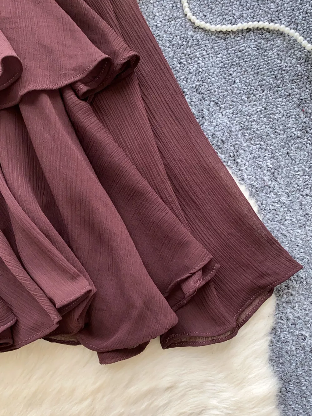 Ruffle Tiered Chiffon Blouse, image 17