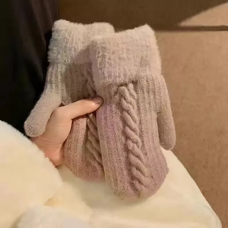 Cozy Knitted Winter Gloves, image 3