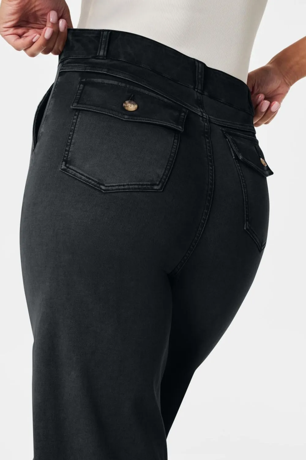 High Waist Jeans with Pockets, image 10