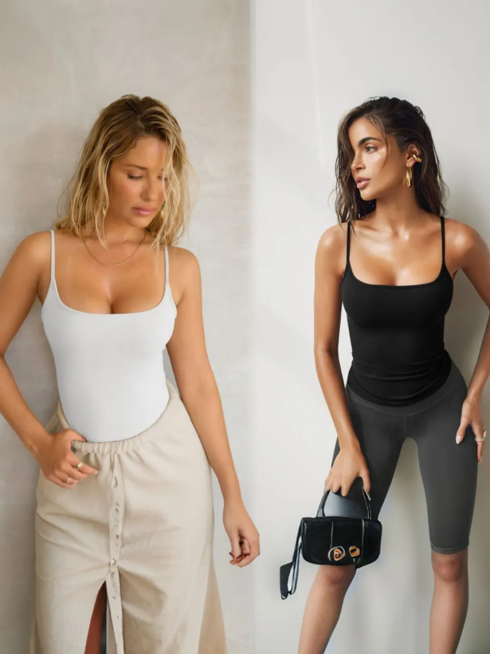 Square Neck 2 Piece Cami, image 2