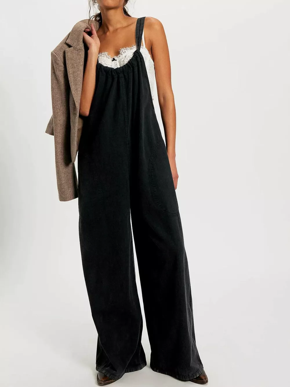 Sleeveless Wide-Leg Jumpsuit, image 13