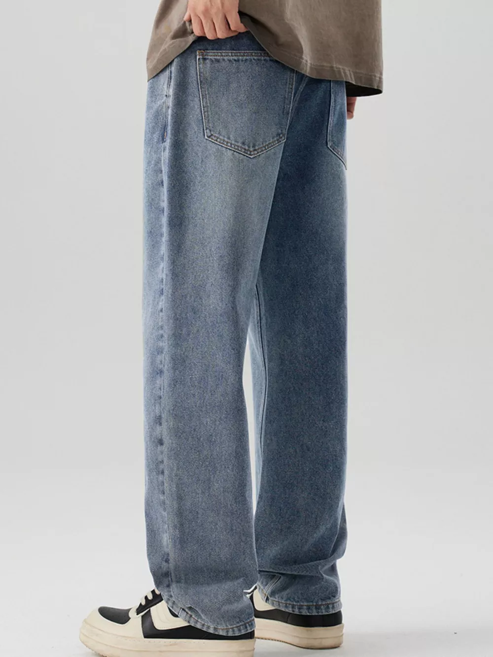 Men's Wide Leg Jeans, image 7