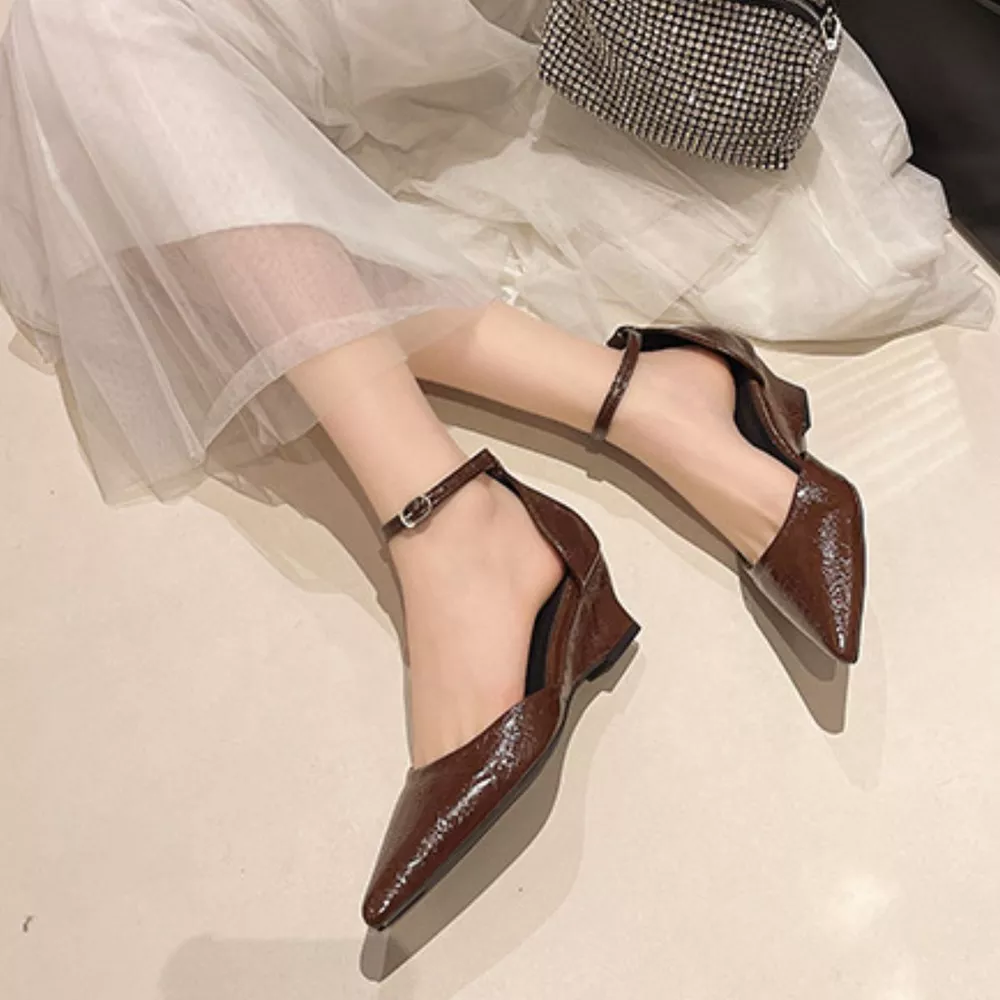 Pointed-Toe Ankle Strap Pumps, image 9