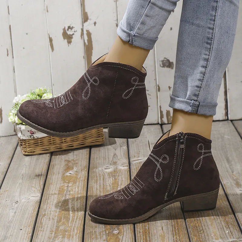 Block Heel Ankle Boots, image 5
