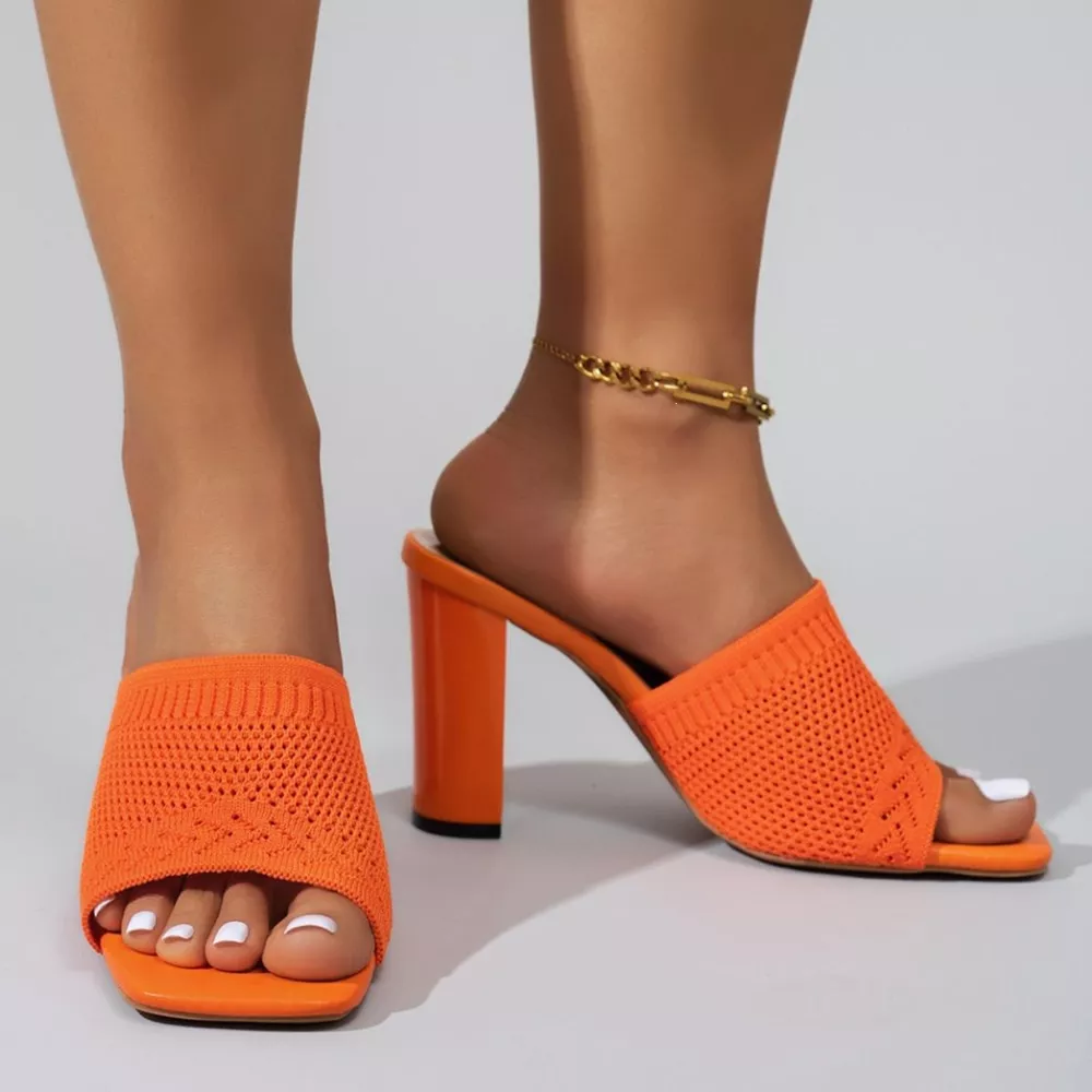 Open Toe Block Heels Sandals, image 6