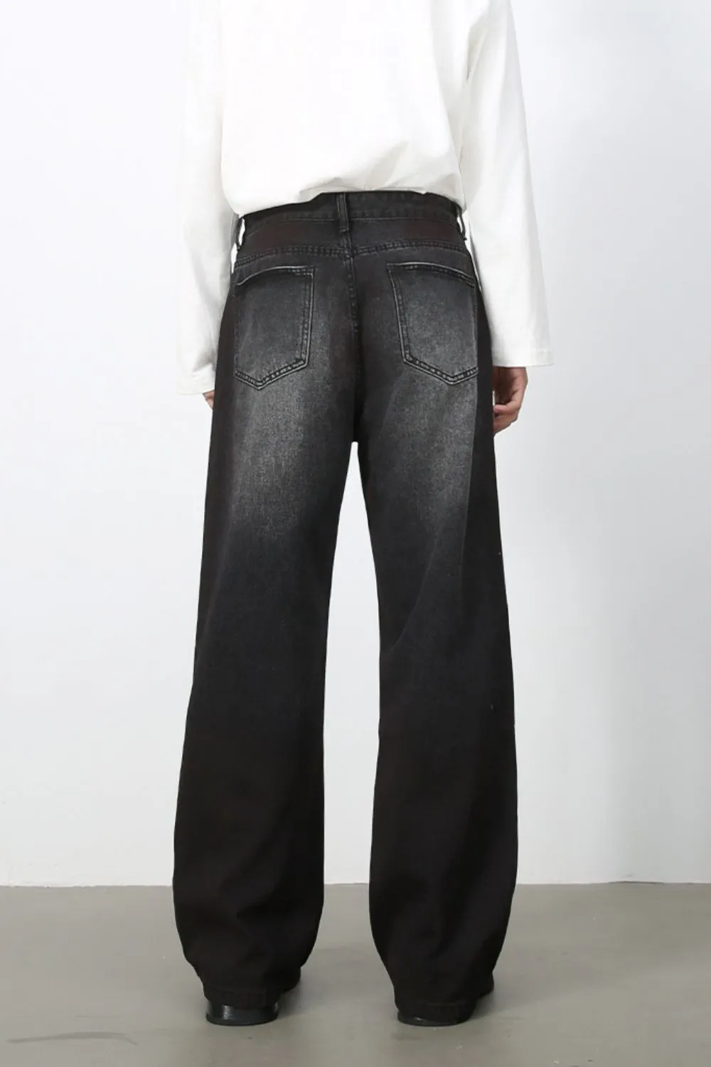 Men's Loose Fit Jeans with Pockets, image 2