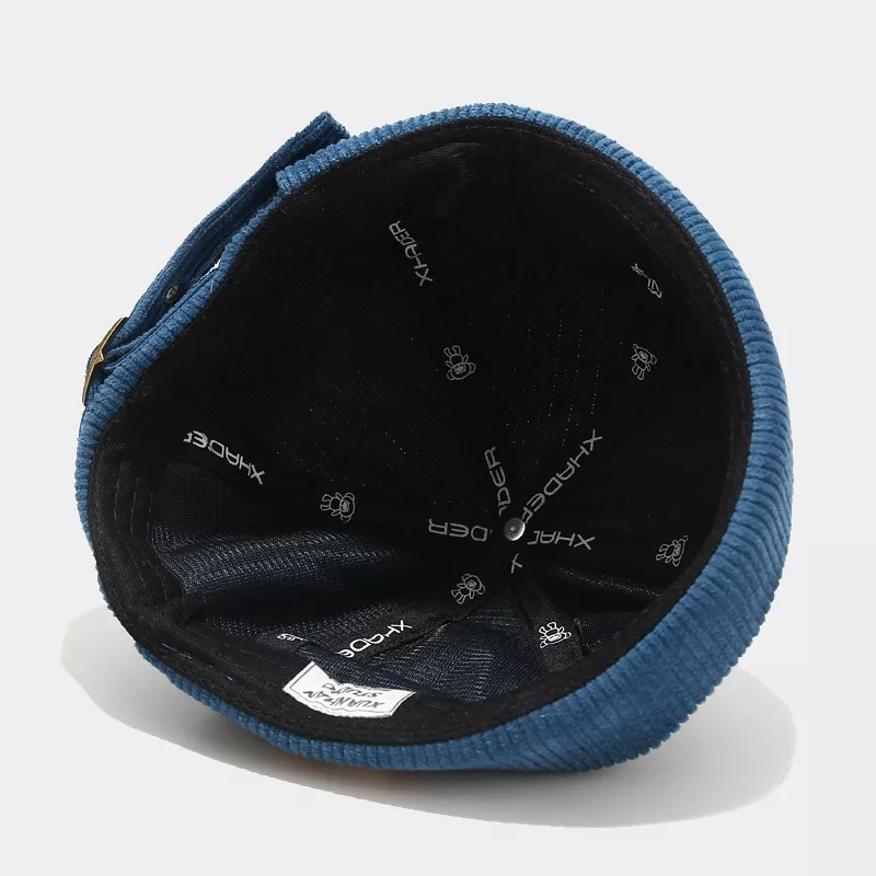 Corduroy Buckle Adjustable Hat, image 4