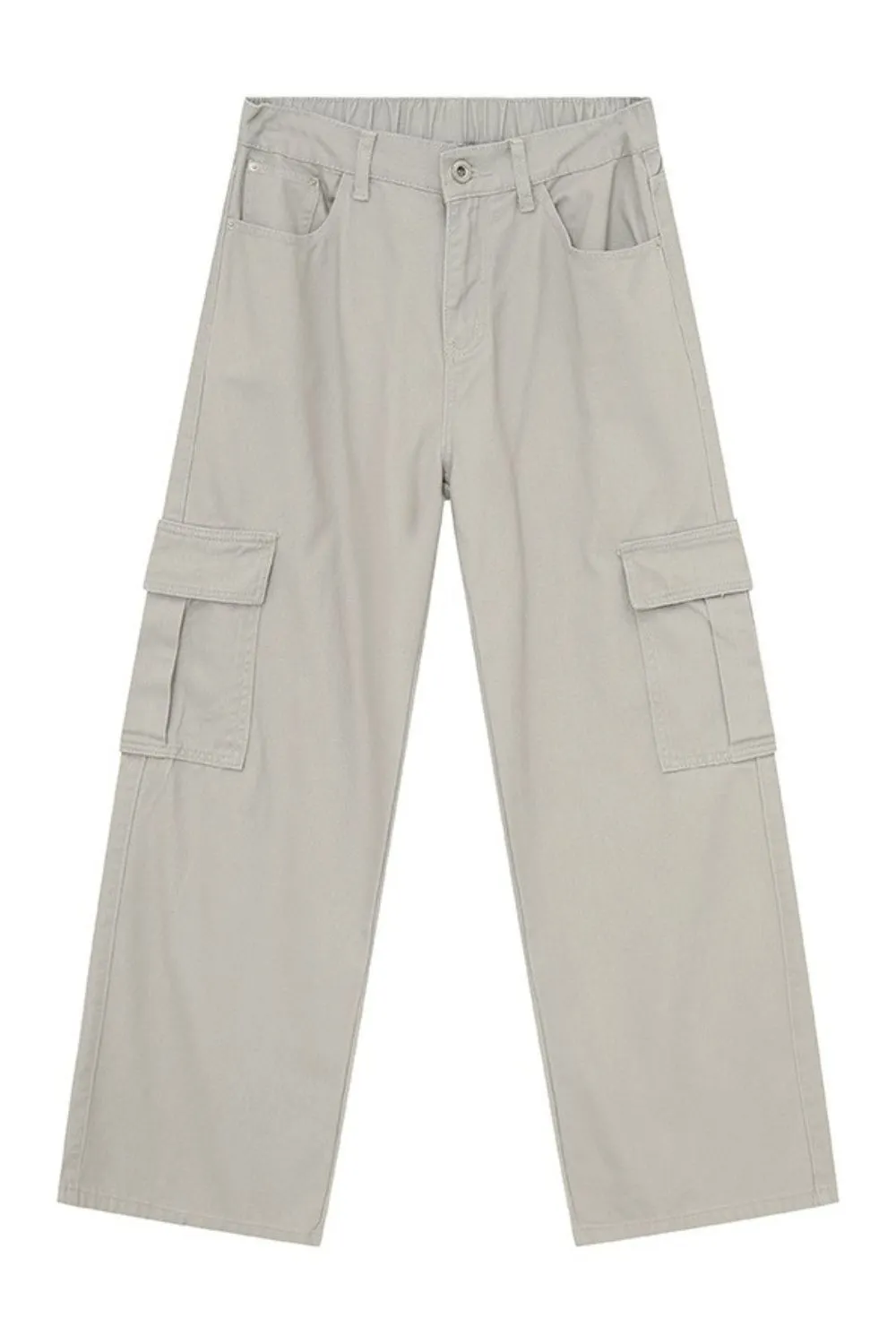 Hight Rise Wide Leg Cargo Pants, image 14